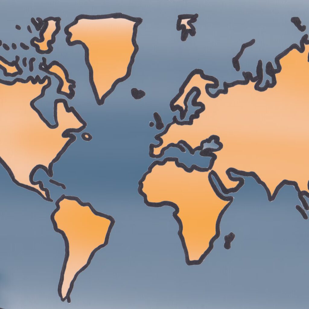 carte du monde