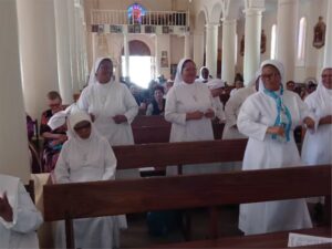 Soeurs heureuses de fêter Sainte Léonie