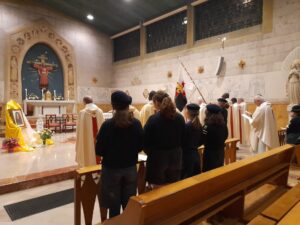 Messe de la Sainte Léonie à la Maison Mère