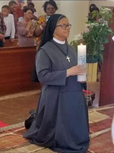 Profession perpétuelle de Sr Laurence-Christelle